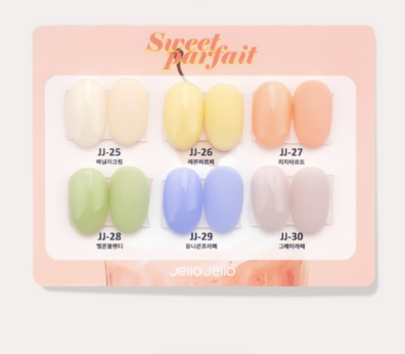 JELLO JELLO Sweet Parfait Collection 6pcs/set - Gel