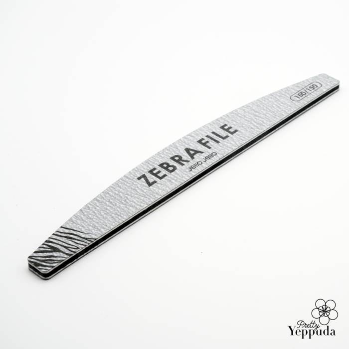 JELLO JELLO Zebra Half Moon Grey 150/150 File - Tools