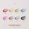 JIN.B Pompomi Collection 3D Embogel (8pcs/set) - Gel