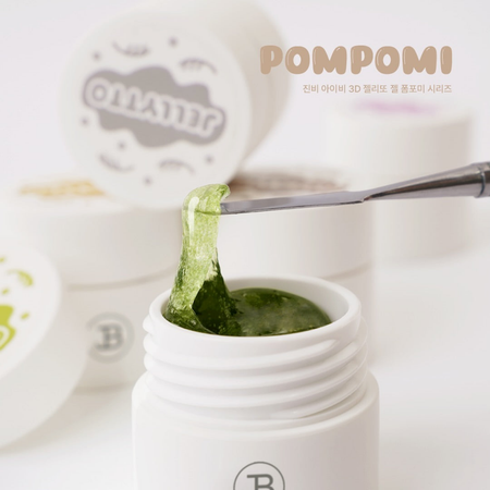 JIN.B Pompomi Collection 3D Embogel (8pcs/set) - Gel