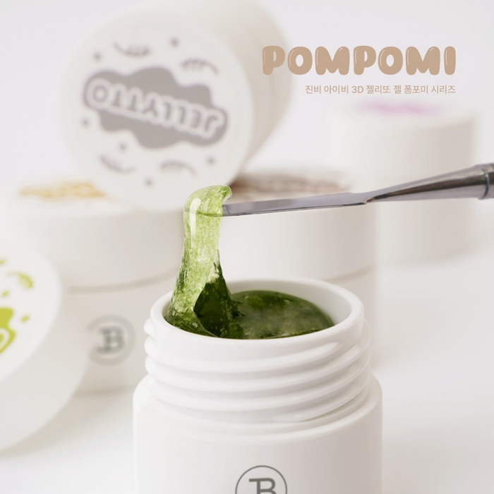 JIN.B Pompomi Collection 3D Embogel (8pcs/set) - Gel