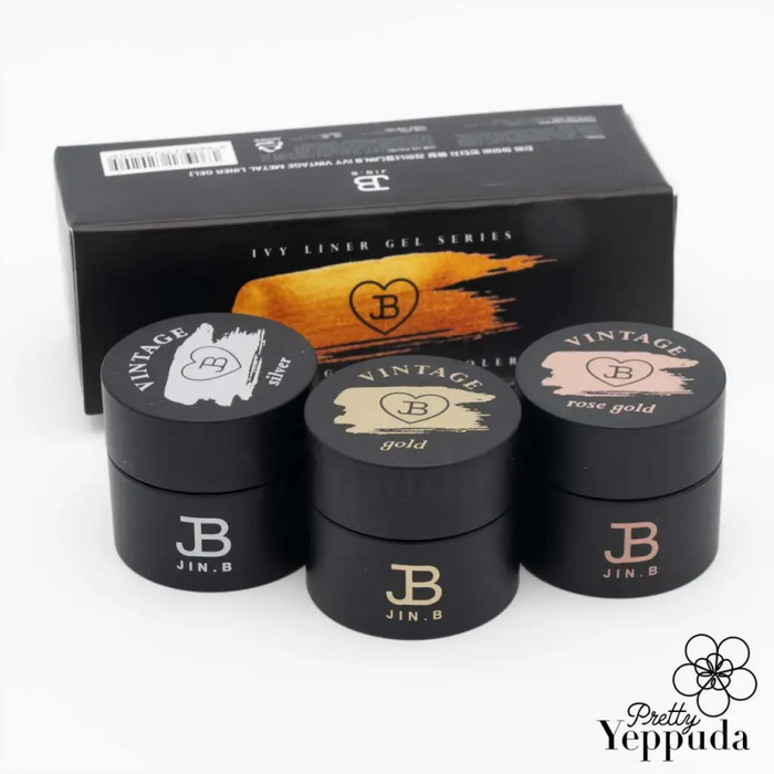 JIN.B Vintage Metal Gel Liner Set - Gel