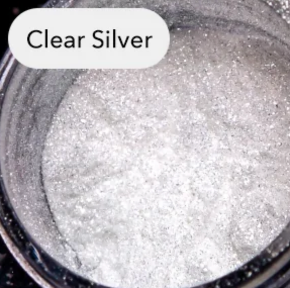 L.A.P Like A prism Powder series 3.Clear Silver - Nail Art