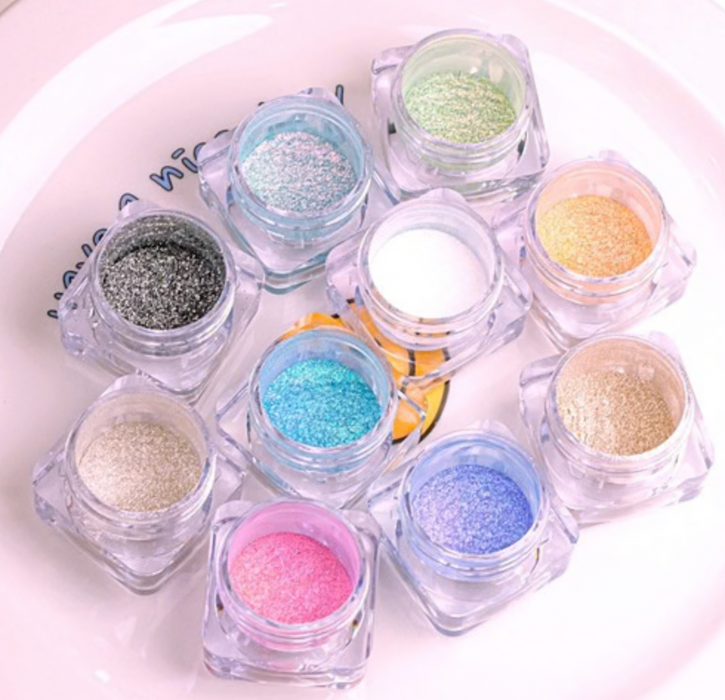 L.A.P Like A prism Powder series 1.Deep Silver - Nail Art