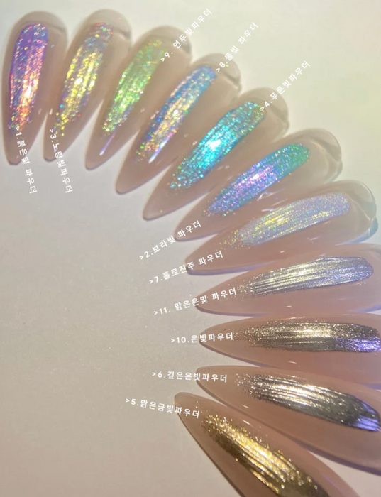 L.A.P Like A prism Powder series 5.Aqua - Nail Art