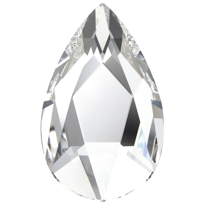 MAKE.N Bundle Corner Lace Swarovski Frame including Swarovski Stones - 2pcs (02-3Silver) - Nail Art
