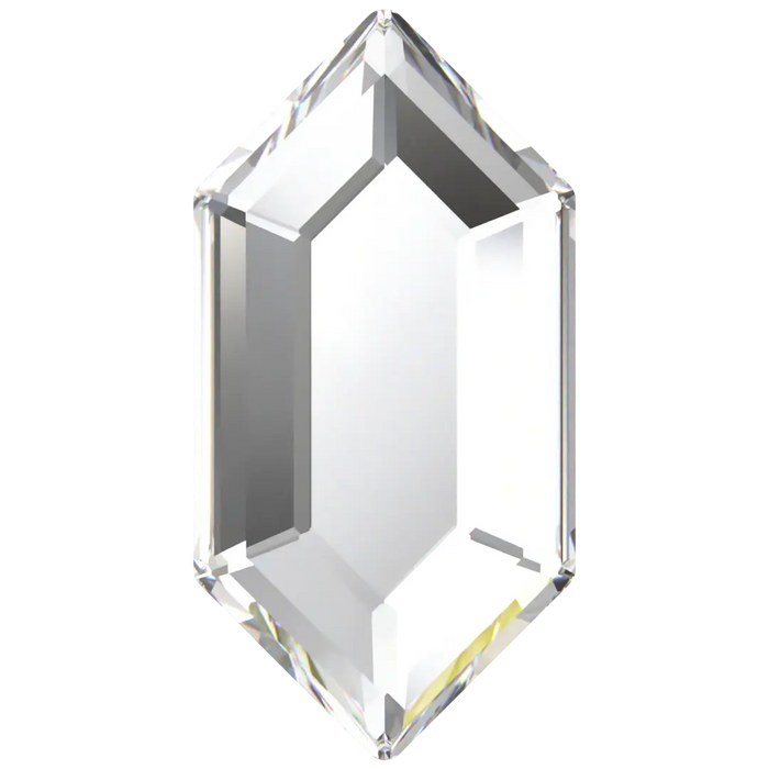 MAKE.N Bundle Corner Lace Swarovski Frame including Swarovski Stones - 2pcs (02-2Silver) - Nail Art