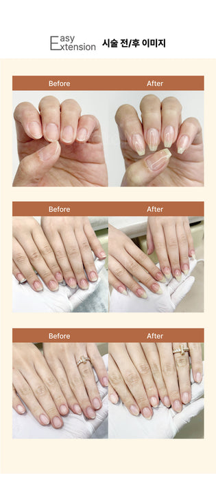 MAKE.N EASY EXTENSION GEL 2 TYPES GEL (10ml x 2) - Gel