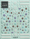 MAKE.N Nail Sticker04 - Flower - Nail Art