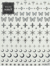 MAKE.N Nail Sticker05-1 - Metal Universe Stickers Butterfly Gold - Nail Art