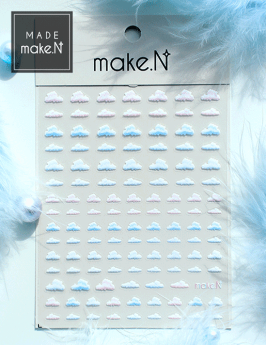 MAKE.N Nail Sticker20 - Pastel Could Stickers - Nail Art