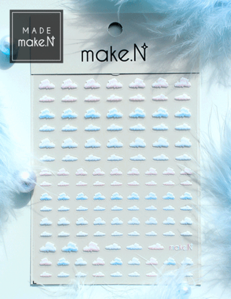 MAKE.N Nail Sticker20 - Pastel Could Stickers - Nail Art