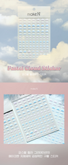 MAKE.N Nail Sticker20 - Pastel Could Stickers - Nail Art