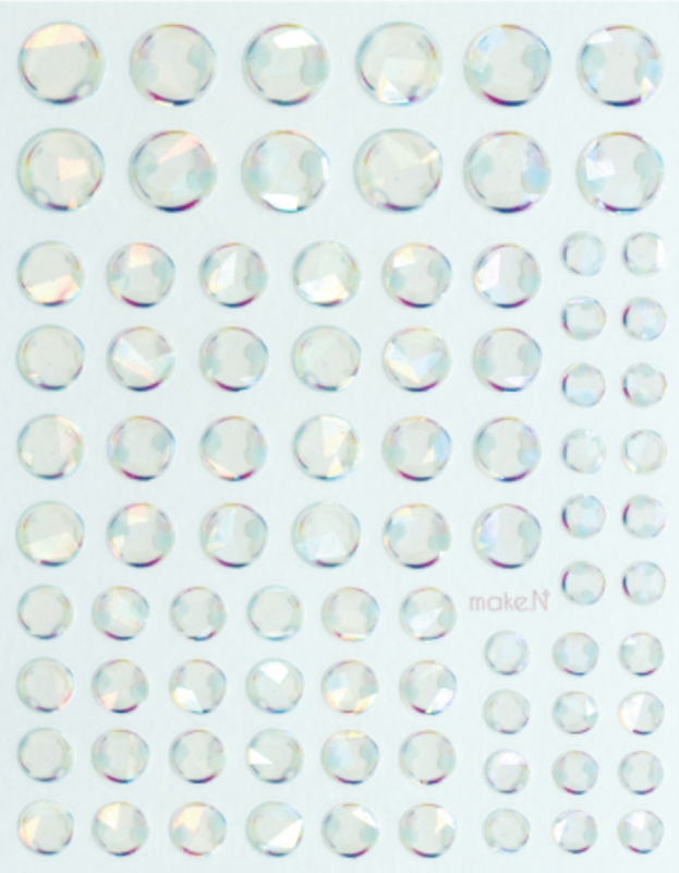 MAKE.N Nail Sticker37-7 Holographic Bubble - Nail Art