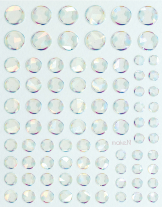 MAKE.N Nail Sticker37-7 Holographic Bubble - Nail Art