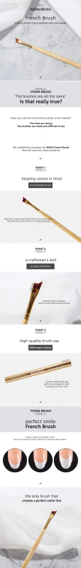 MAYO French Brush Detail | Korean Nail Supply for Europe | Pretty Yeppuda