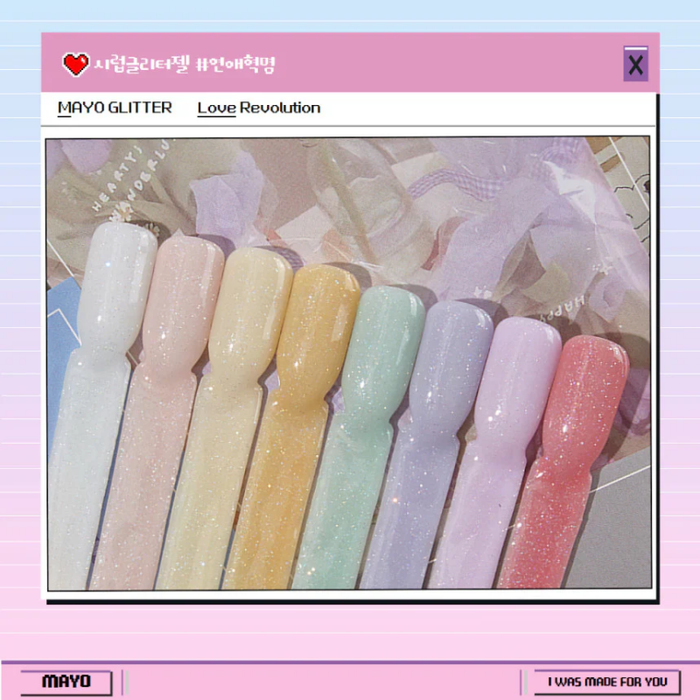MAYO Love Revolution Set 8 types | Korean Nail Supply for Europe | Gelnagel