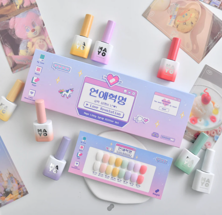 MAYO Love Revolution Set 8 types | Korean Nail Supply for Europe | Gelnagel