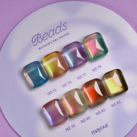 MAYOUR Beads Collection 8pcs/set (8x8ml) - PREORDER - Shipping before end of May - Gel
