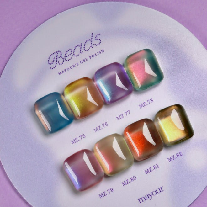 MAYOUR Beads Collection 8pcs/set (8x8ml) - PREORDER - Shipping before end of May - Gel
