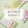 Diverse collection of 40 semi-sheer syrup gel polish colors, perfect for creating a wide range of nail art designs reflecting the changing seasons. Showcases MAYOUR's commitment to quality, versatility, and endless artistic possibilities for the discerning nail enthusiast.