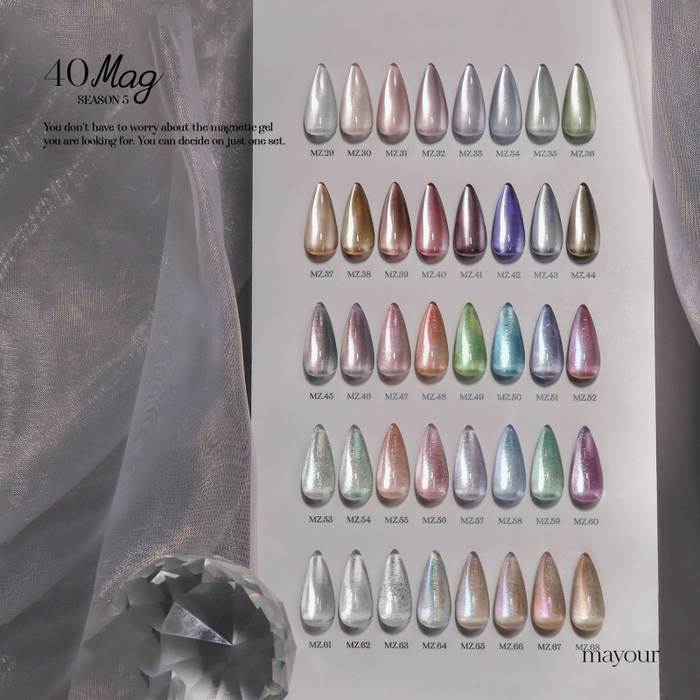 MAYOUR The Collector Season 5 Magnetic Gels (40pcs/set) - Gel