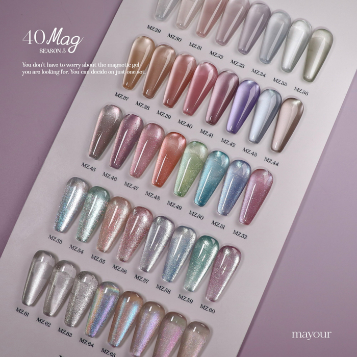MAYOUR The Collector Season 5 Magnetic Gels (40pcs/set) - Gel