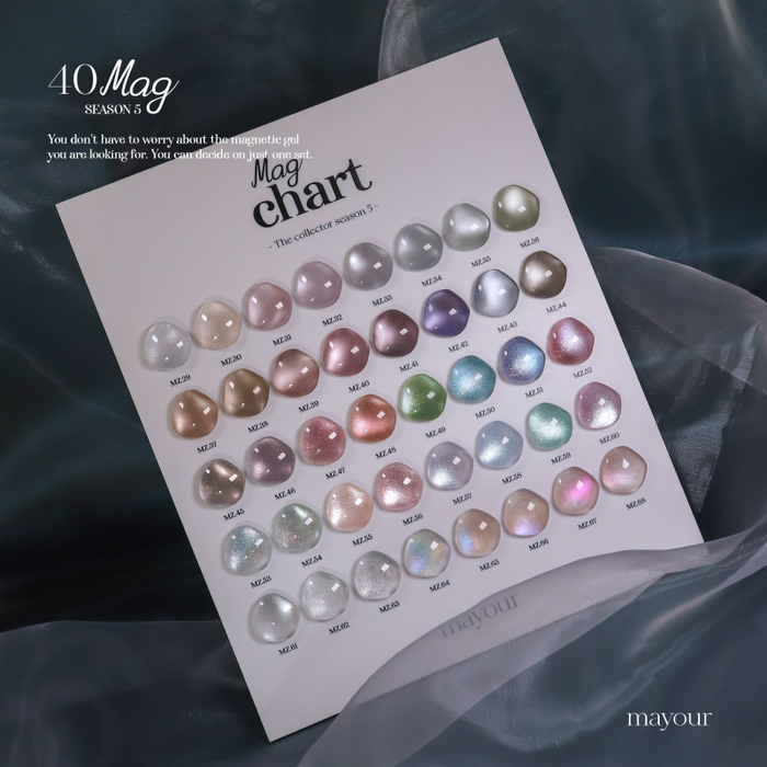 MAYOUR The Collector Season 5 Magnetic Gels (40pcs/set) - Gel