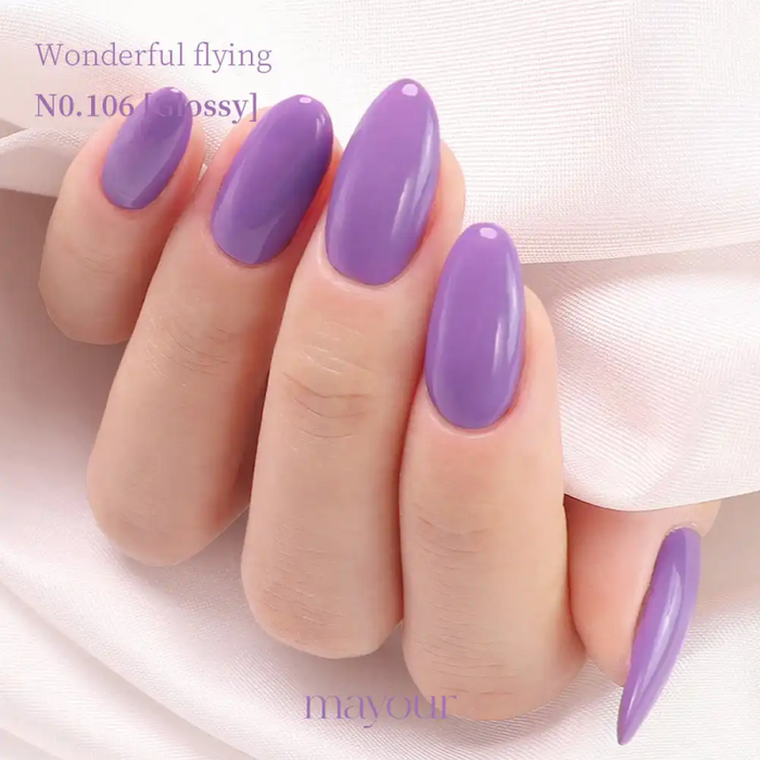 Whimsical and captivating, this MAYOUR Wonderful Flying Collection showcases a delightful set of opaque nail shades in rich, vibrant colors. Perfect for elevating your manicure and unleashing your creativity, these polished nails evoke the magic of a hot air balloon adventure.