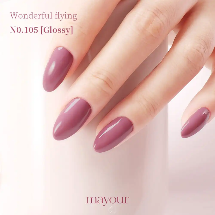 A whimsical set of opaque nail polish shades in an autumn-inspired color palette, capturing the essence of a hot air balloon adventure.