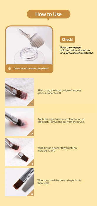 MITHMILLO Artistic Signature Brush Cleanser (150ml) - Products