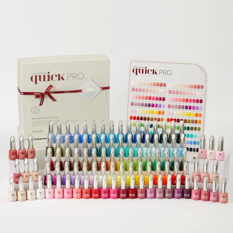 MITHMILLO Artistic Signature Quick Pro Full Set Non-Wipe Color Gel 100pcs/set - Gel