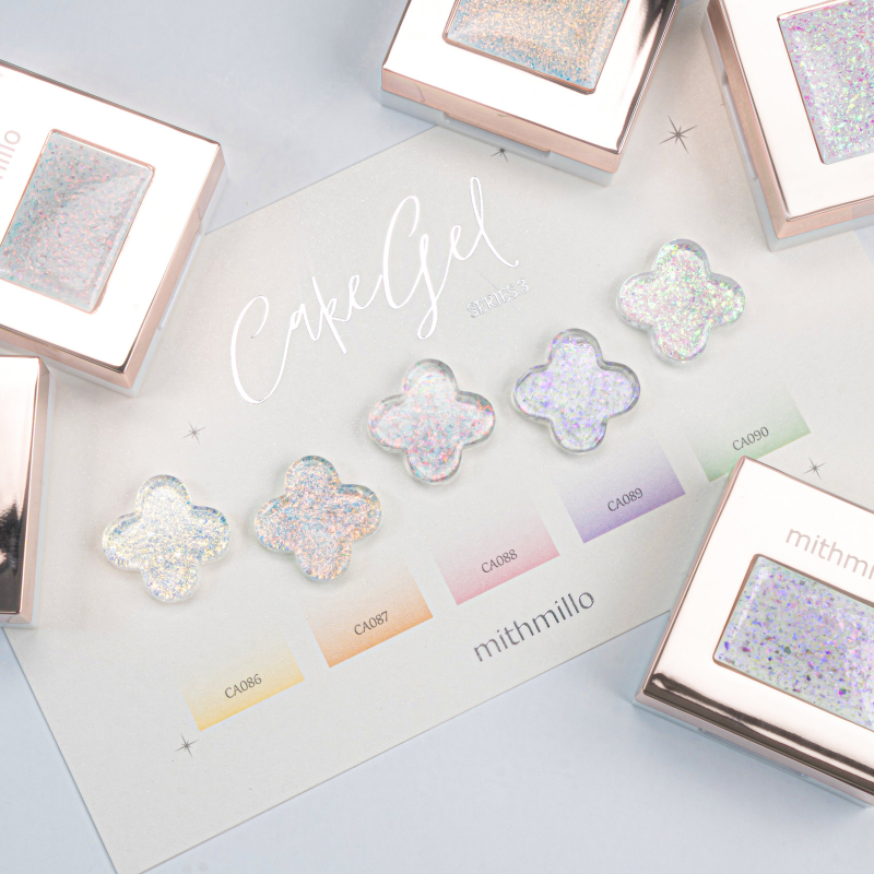 MITHMILLO Cakegel (series 3) Glitter (5 colors) CA86-90 - Gel