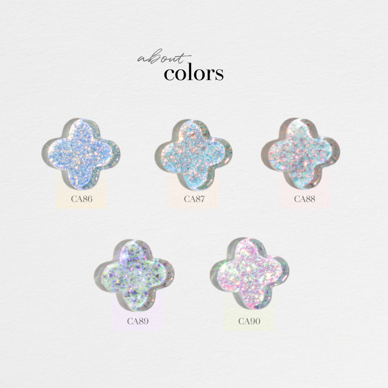 MITHMILLO Cakegel (series 3) Glitter (5 colors) CA86-90 - Gel