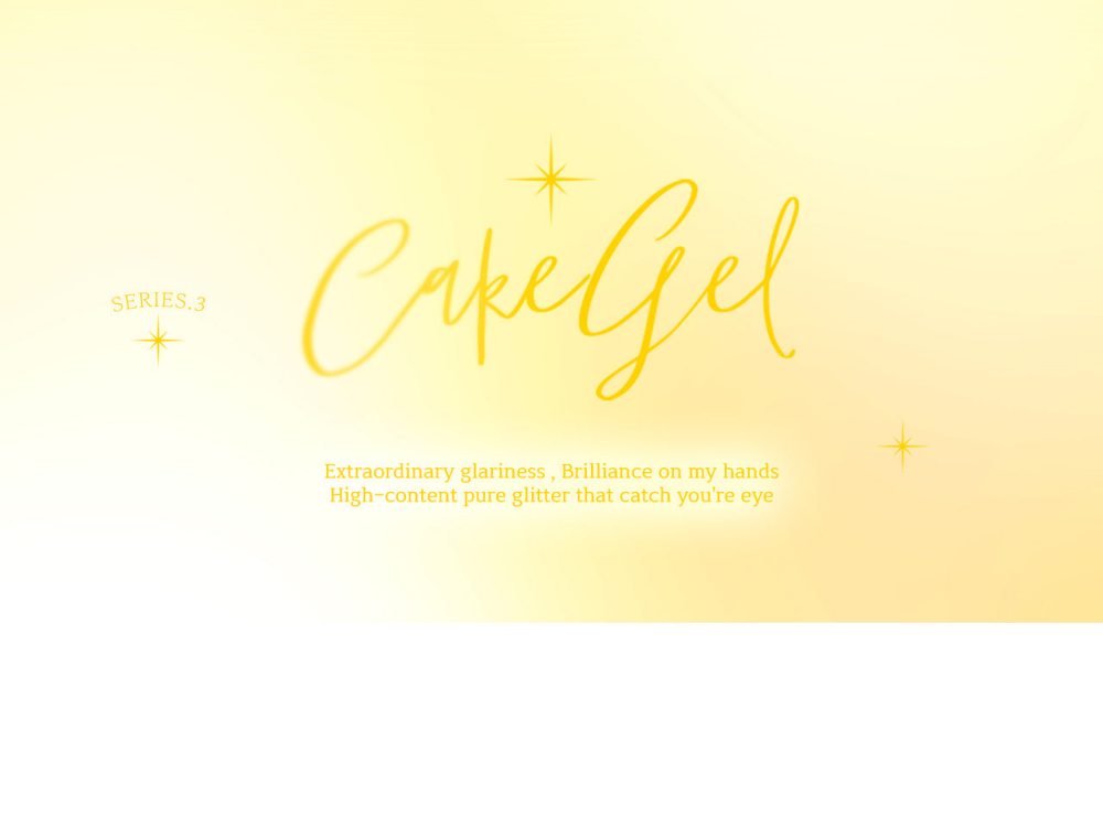 MITHMILLO Cakegel (series 3) Glitter (5 colors) CA86-90 - Gel