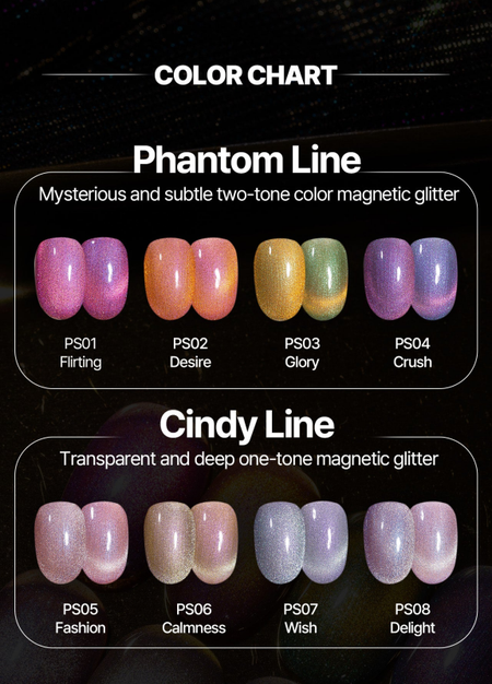 MITHMILLO Mithmillo Persona Collection Magnetic Color Set - 8pcs/set - Gel