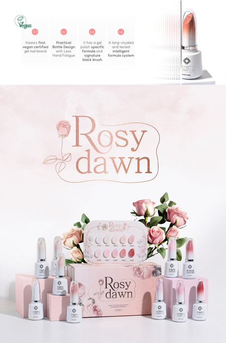 MITHMILLO Rosy Dawn Collection Syrup Color Set - 10pcs/set - Gel