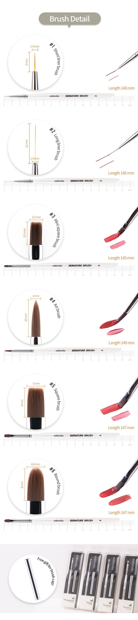 MITHMILLO Signature Brush #1 - Tools
