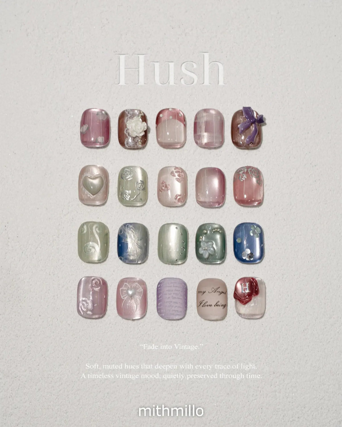 MITHMILLO Hush Collection (HS01–HS10) – 10 × 10 ml Magnetic Gel Set