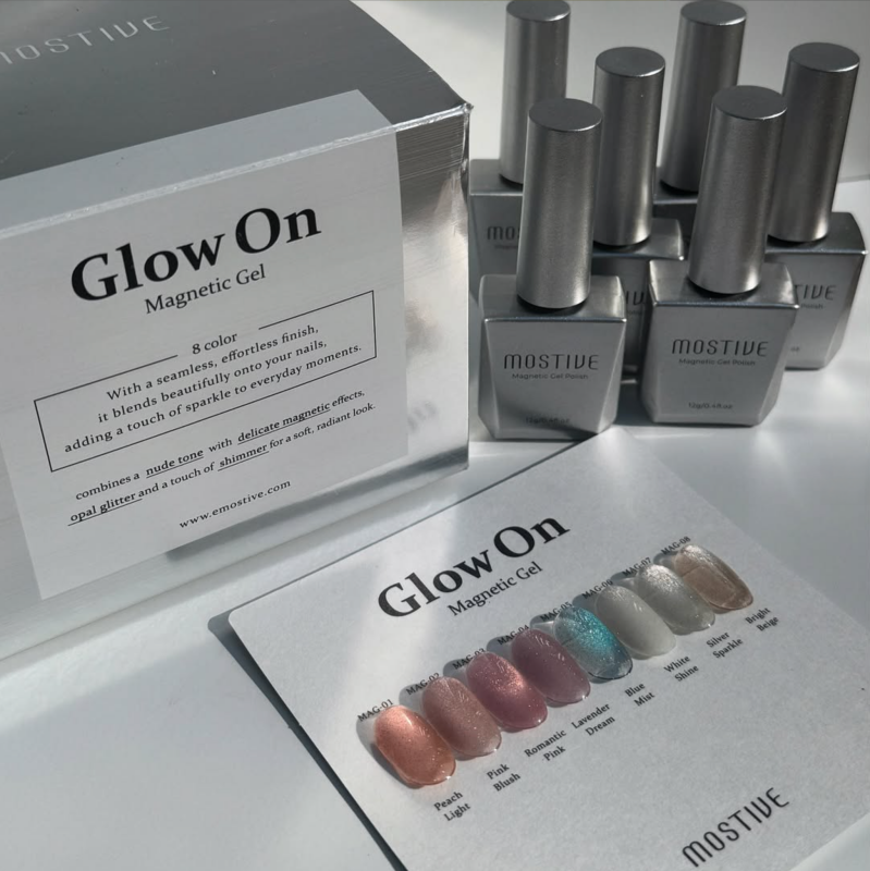 Mostive Glow On Magnetic Gel Collection - 8pcs/set - Gel