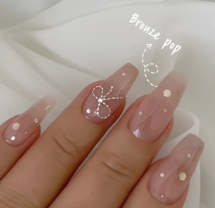 Nailbayo - Bronze pop Glitter | Korean Nail Supply for Europe | Gelnagel