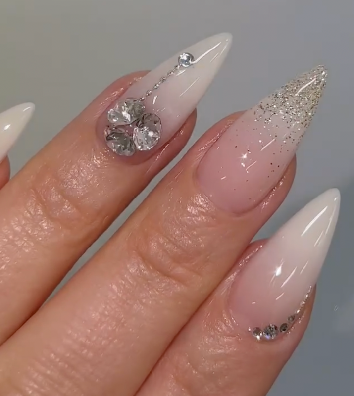 Nailbayo DOI Beige Gold Glitter (10ml) - Gel