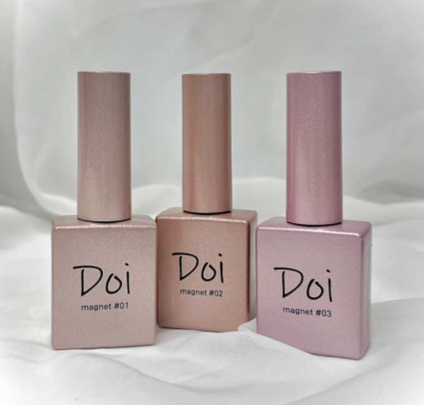 Beautifully crafted Nailbayo DOI Magnet Gel in three alluring shades, each with a unique number for easy identification. These premium Korean nail products, endorsed by the renowned artist NAILBAYO, offer a captivating magnetic effect that elevates the manicure experience. Elevate your nail game with the exceptional quality and innovation of the Nailbayo brand.