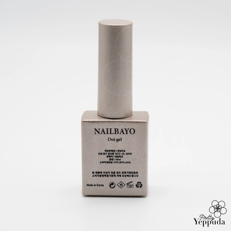 A captivating 10ml bottle of NAILBAYO DOI Magnet Gel #4, a premium Korean nail care product designed by the renowned artist NAILBAYO. This specialized gel requires a Magnet Stick to achieve mesmerizing, magnetic nail designs, making it a must-have for nail enthusiasts and professionals alike. The elegant packaging features the NAILBAYO brand, showcasing the dedication to quality and innovation in the Korean nail supply industry.