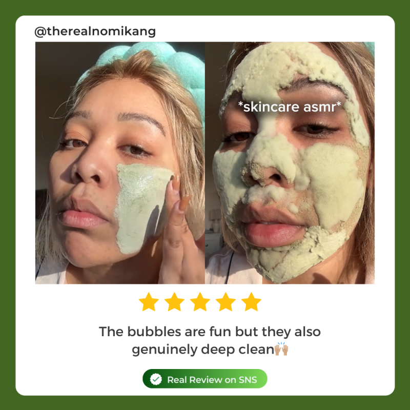 P.CALM HB-002 Holy Basil Sparking Bubble Mask 90g - Skin Care