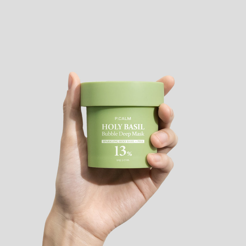 P.CALM HB-002 Holy Basil Sparking Bubble Mask 90g - Skin Care