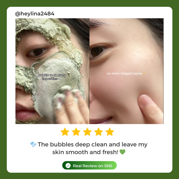 P.CALM HB-002 Holy Basil Sparking Bubble Mask 90g - Skin Care