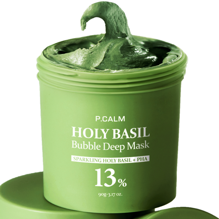 P.CALM HB-002 Holy Basil Sparking Bubble Mask 90g - Skin Care