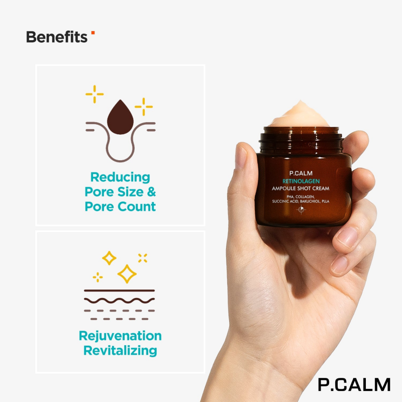 P.CALM RN-002 RETINOLAGEN Pore Tightening Cream - Skin Care