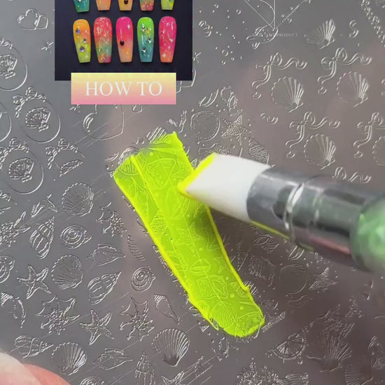MITHMILLO A Shining Moment Perfect Stamping Neon Gel_11